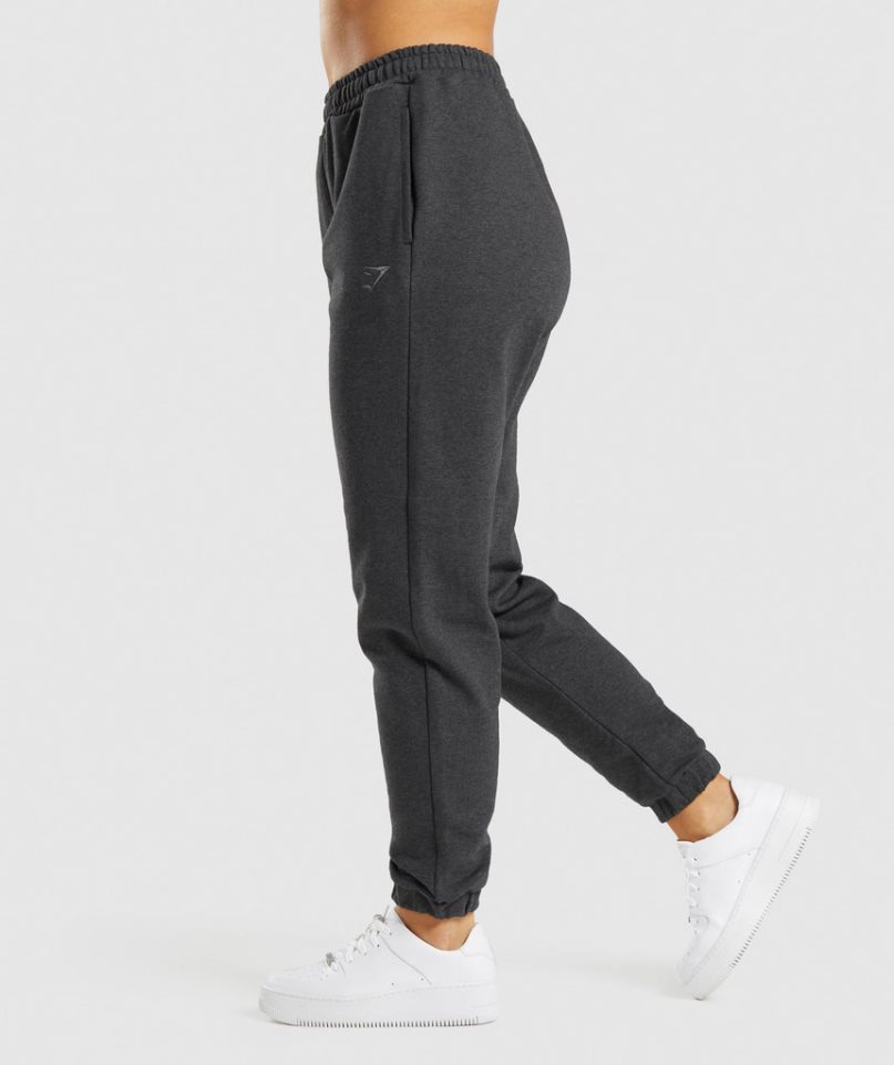 Women's Gymshark Rest Day Sweats Jogger Black | NZ 8OUVZW